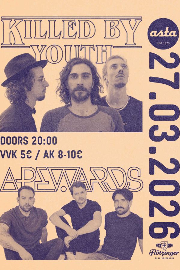 Live: Killed by Youth + Apewards in der Asta