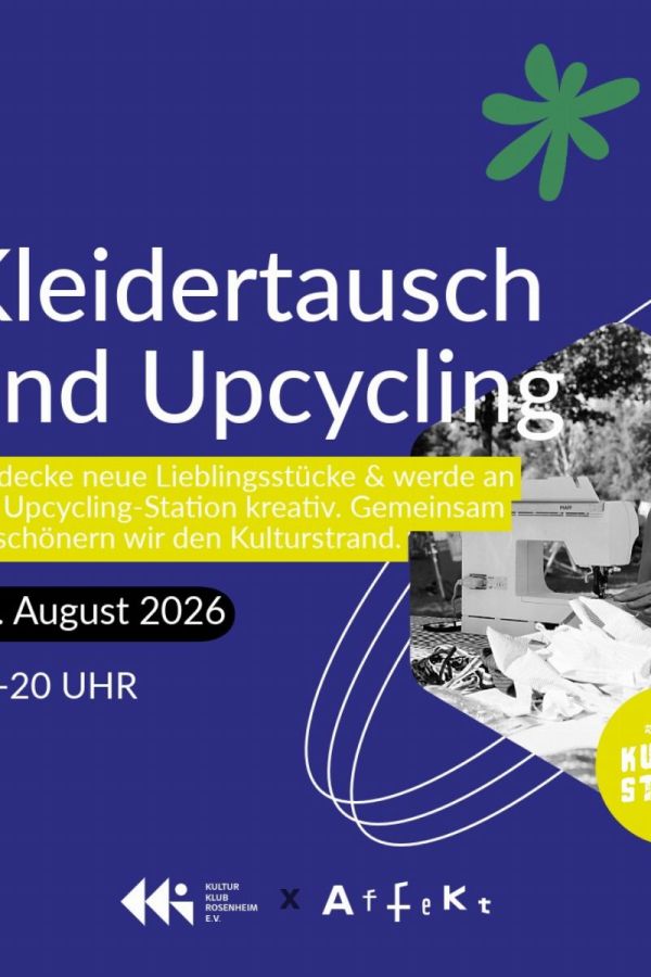 Kleidertausch und Upcycling Workshop am Kulturstrand