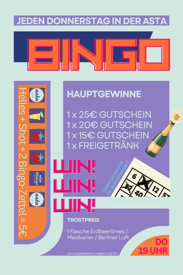 Asta-Bingo in der Asta-Kneipe