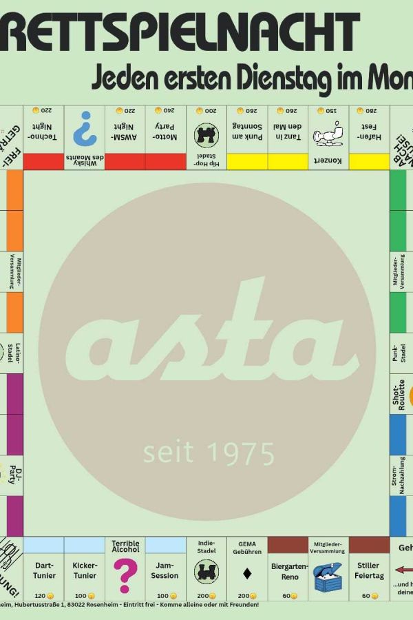 Brettspielnacht in der Asta-Kneipe