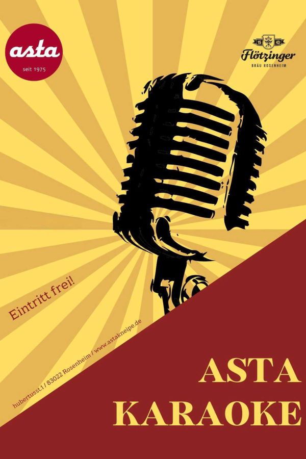Karaoke Night in der Asta-Kneipe