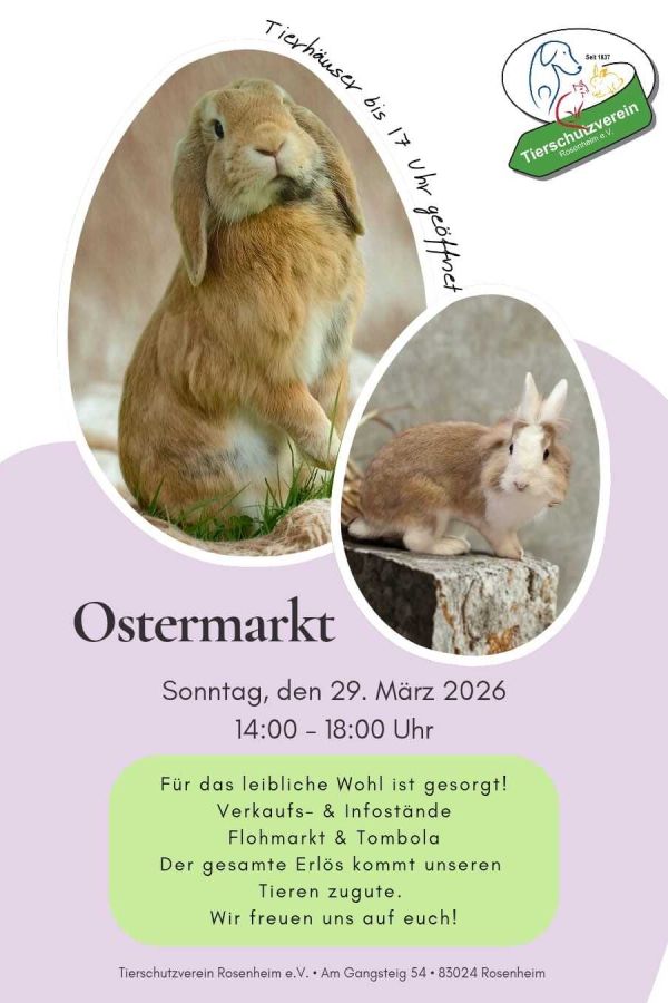 Tag der offenen Tür im Tierheim Rosenheim