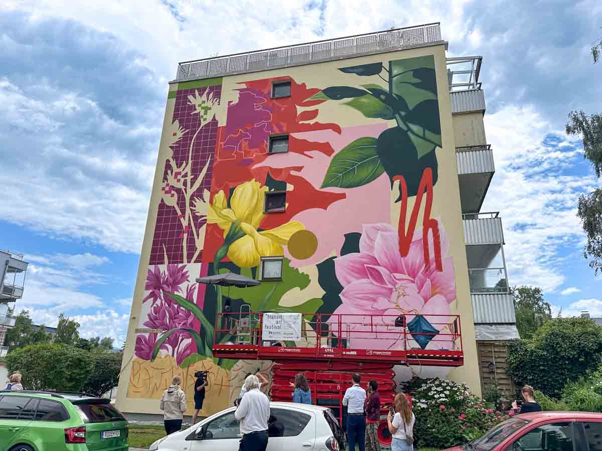 *transit art Wand Ciclope Arte Wohnhaus Schirmbeckstraße