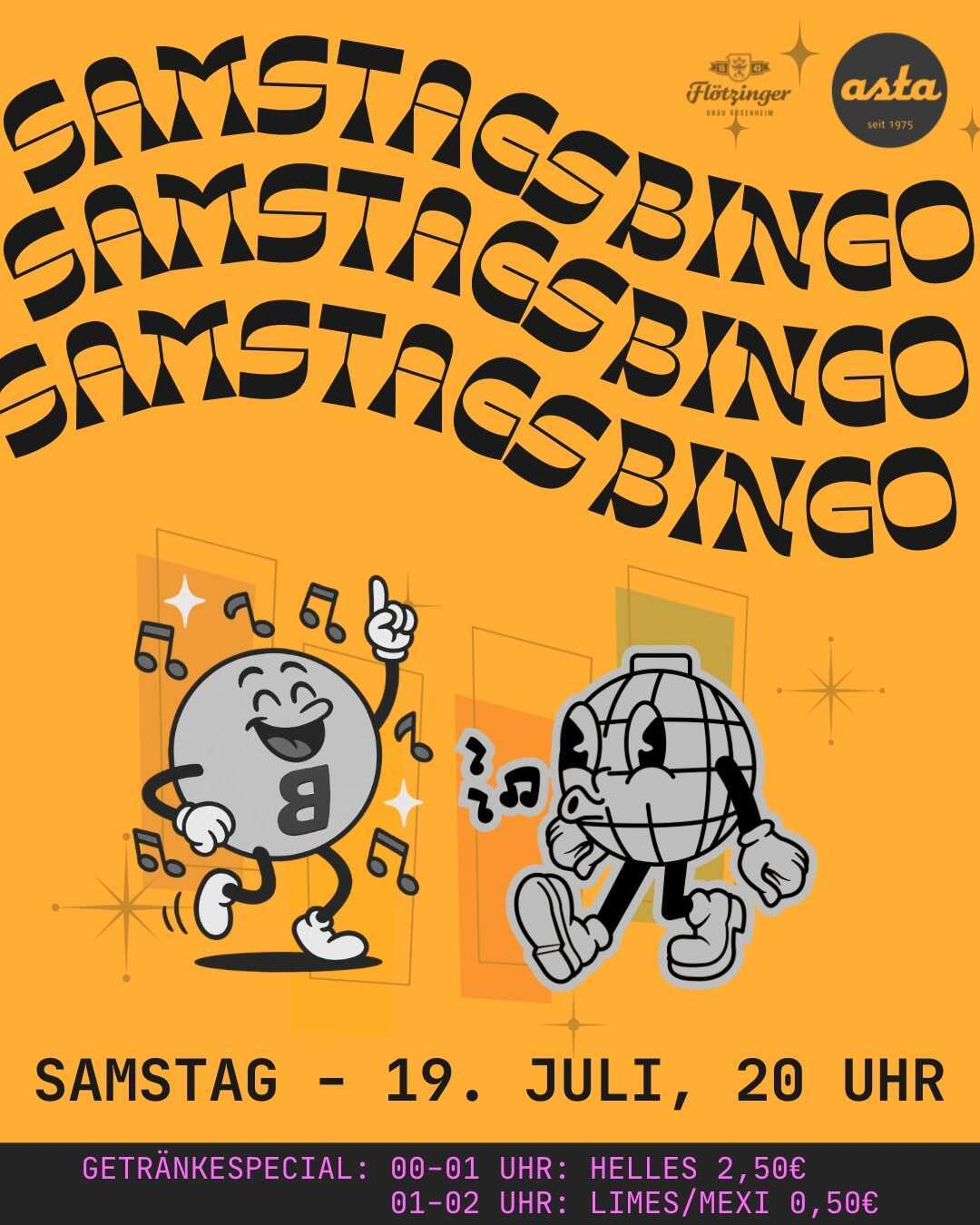Samstagsbingo in der Asta-Kneipe