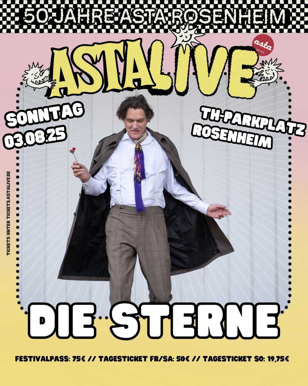 ASTALIVE Line-Up: Sonntag 03.08.2025