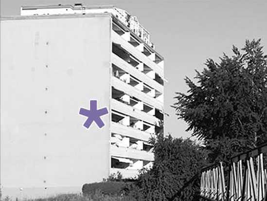 *transit art Wand Innerfields Wohnhaus Innstraße 55