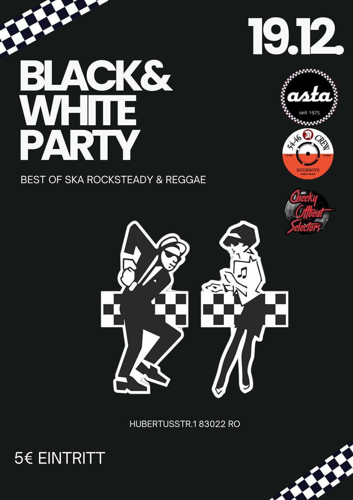 Black & white Ska Party in der Asta