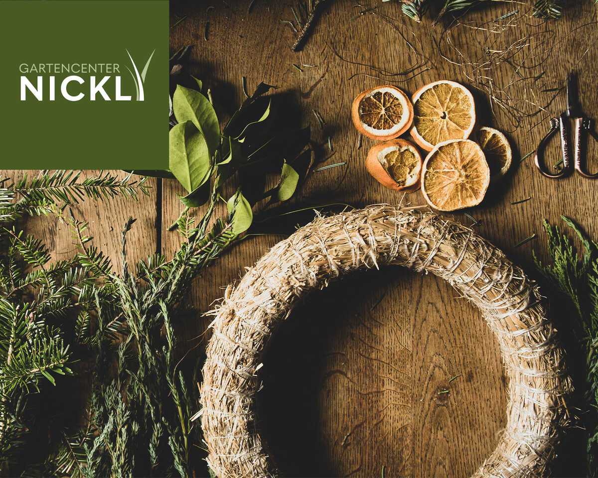 Adventskranz-Workshop im Gartencenter Nickl
