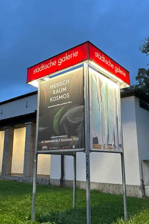 Ausstellung Mensch Raum Kosmos Städtische Galerie