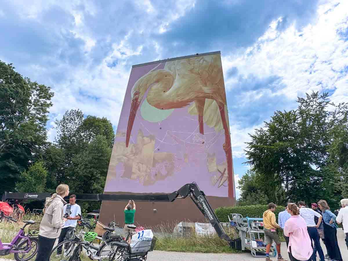 *transit art Wand Innerfields Wohnhaus Innstraße 55