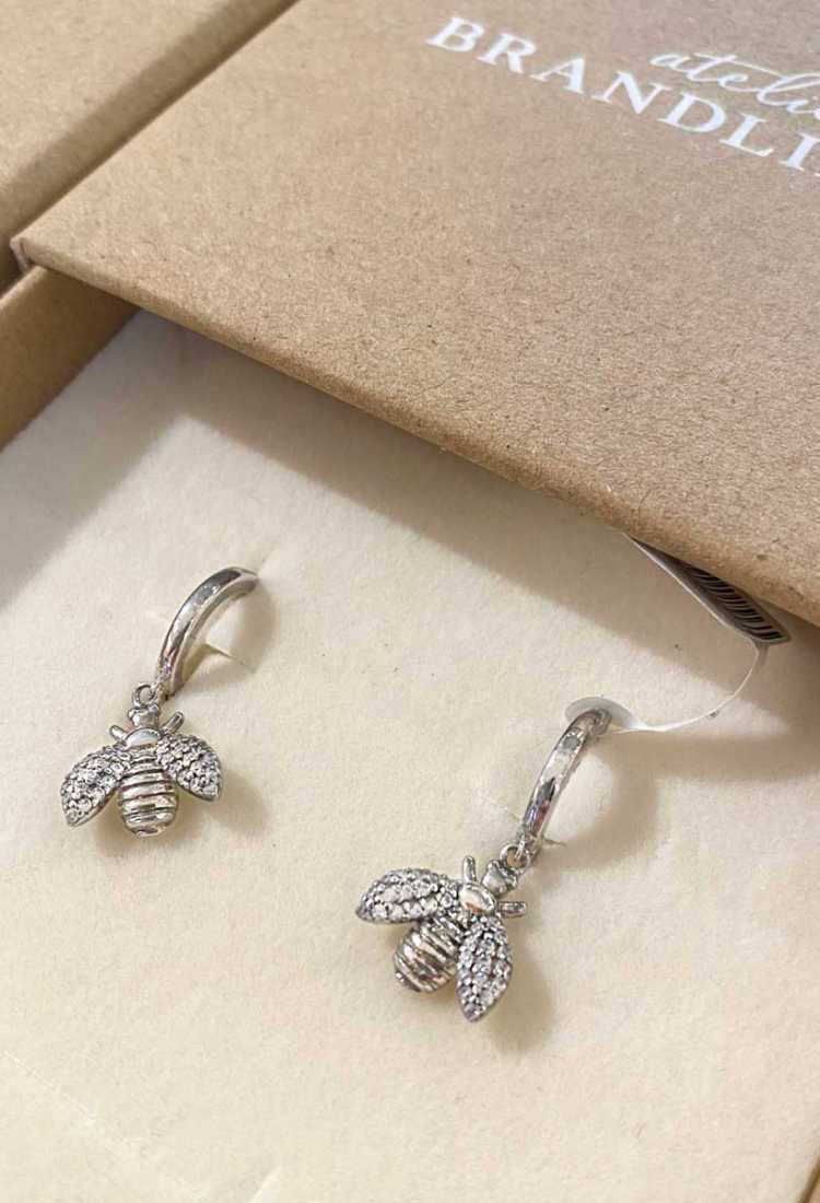 Schmuck Geschenk: 925 Sterling Silber Ohrringe