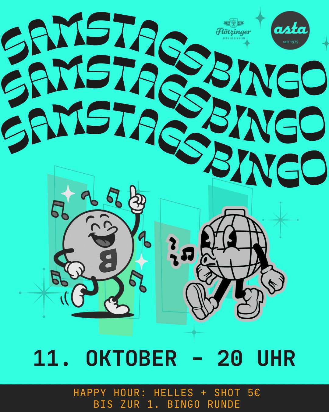 Samstagsbingo in der Asta-Kneipe