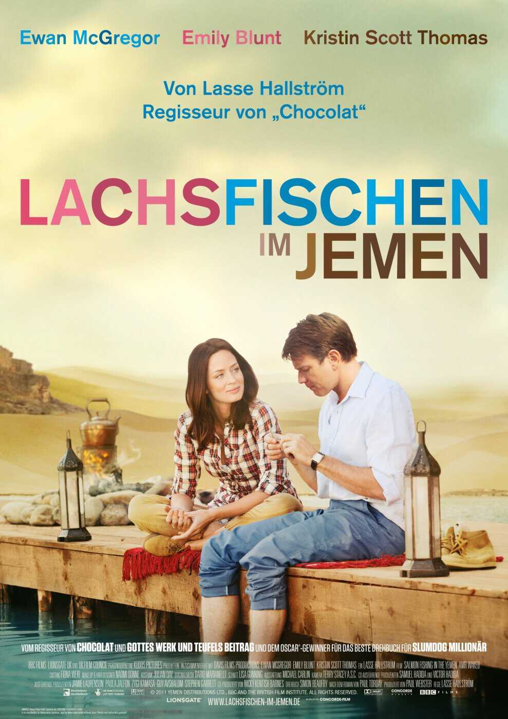 Der Film Lachsfischen in Jemen läuft beim OpenAir Kino Rosenheim