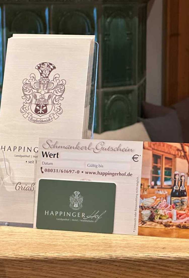 Restaurant- und/oder Hotelgutschein verschenken