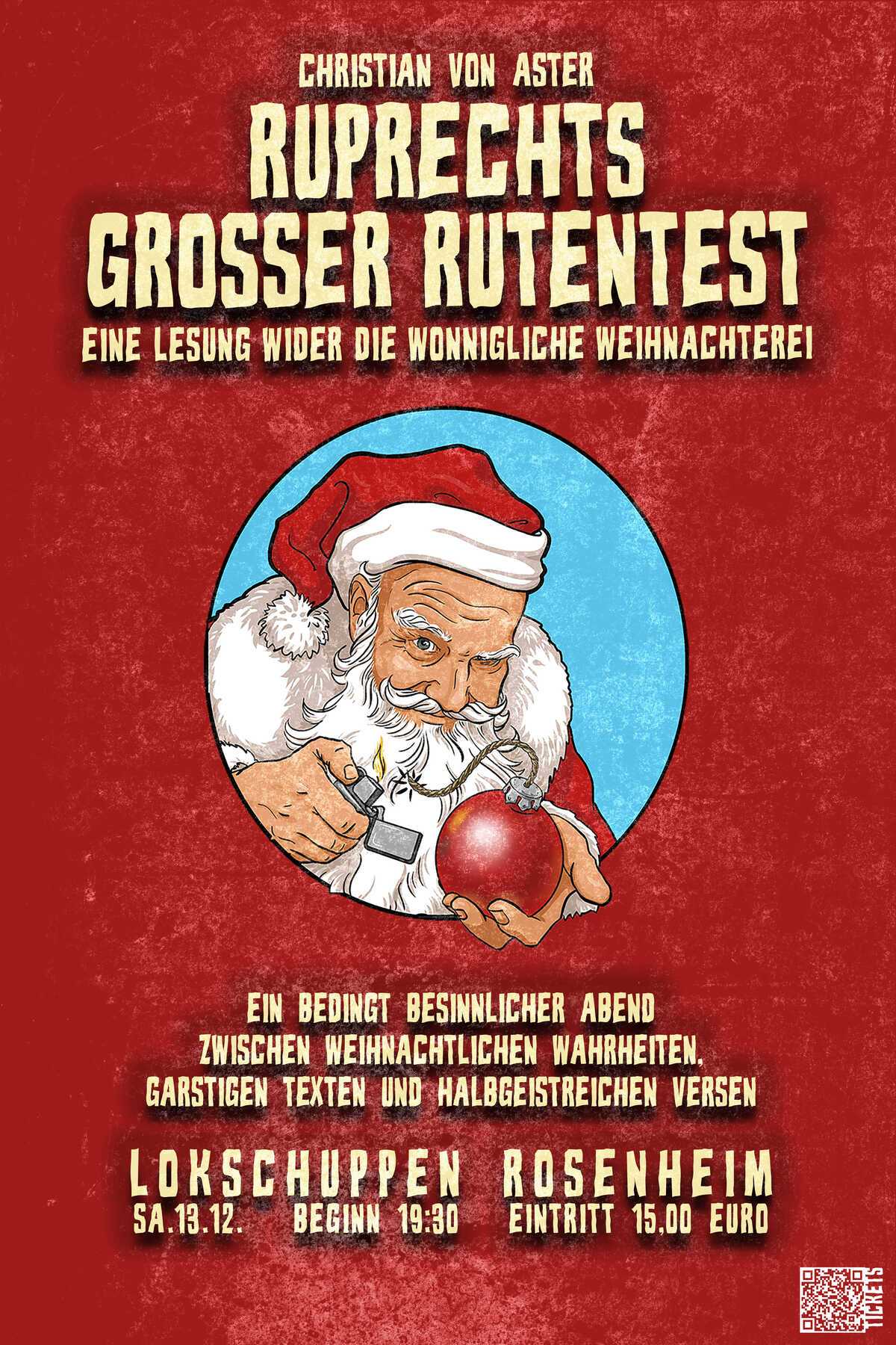 Ruprechts großer Rutentest - Weihnachtslesung im Lokschuppen Rosenheim
