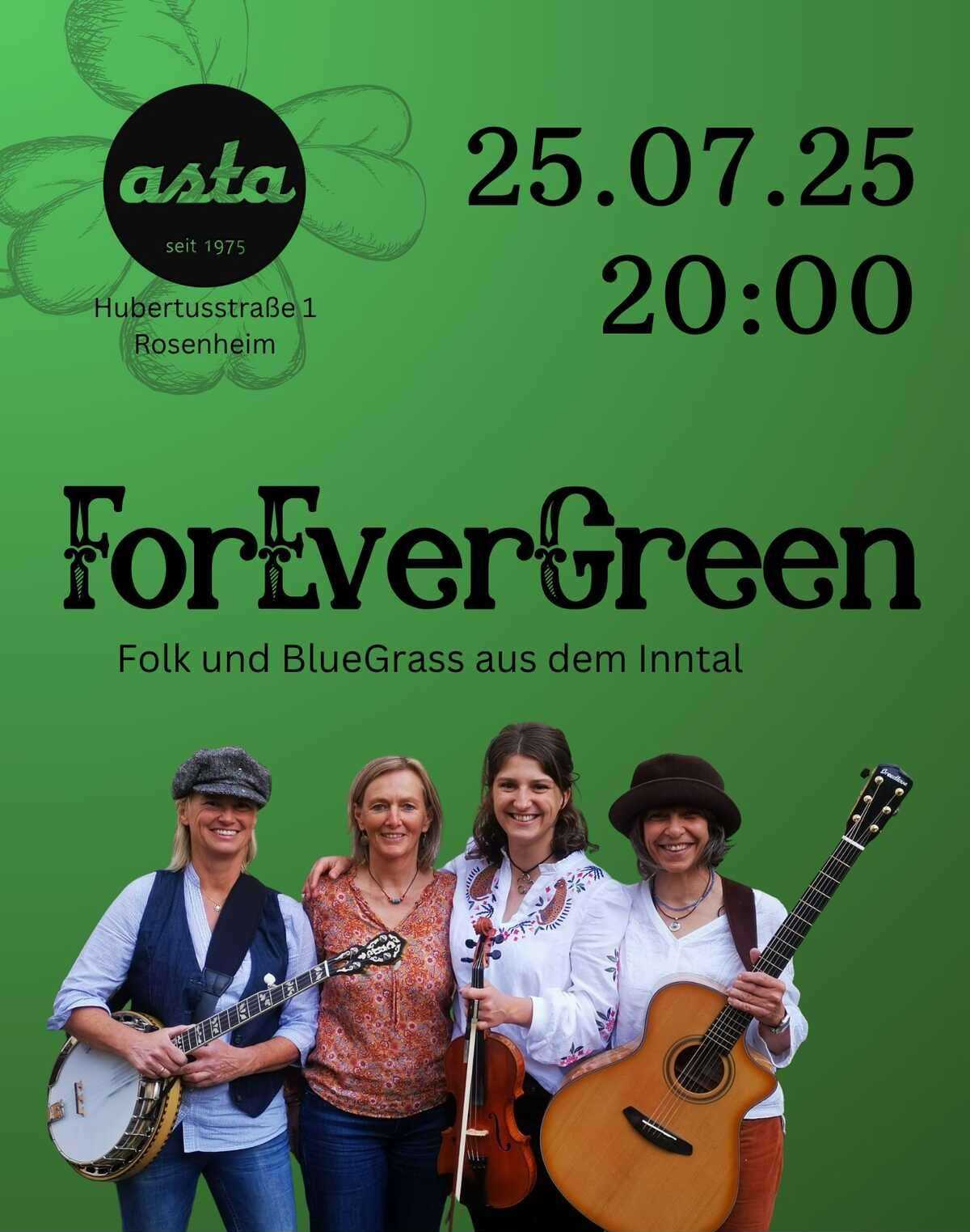 Live Konzert: ForEverGreen in der Asta-Kneipe