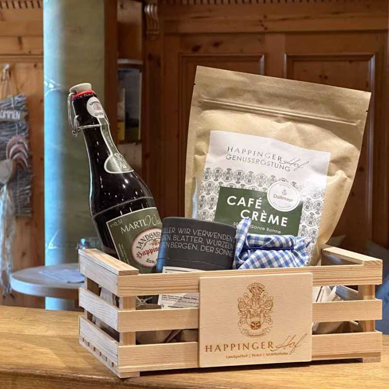 Happinger Hof Schmankerl Geschenkkisterl verschenken