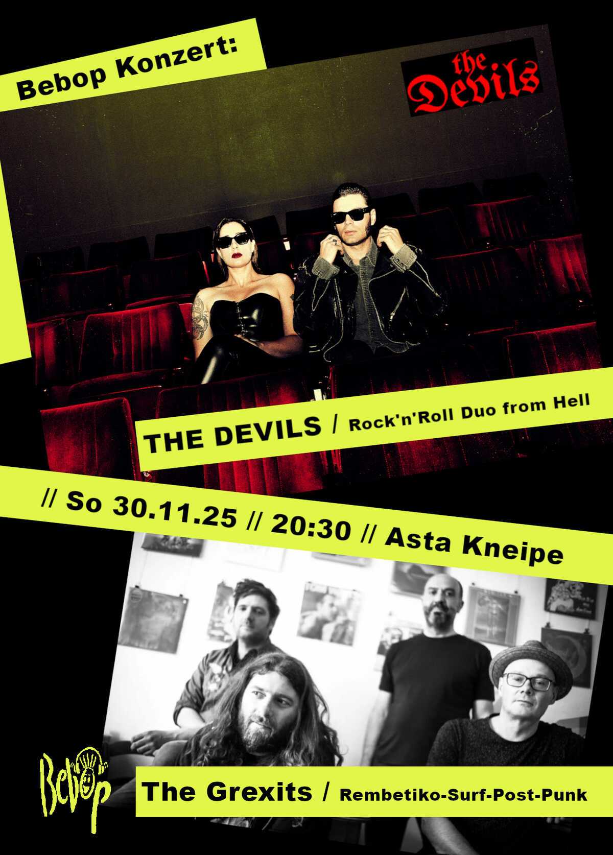 Live: The Devils + The Grexits in der Asta Kneipe