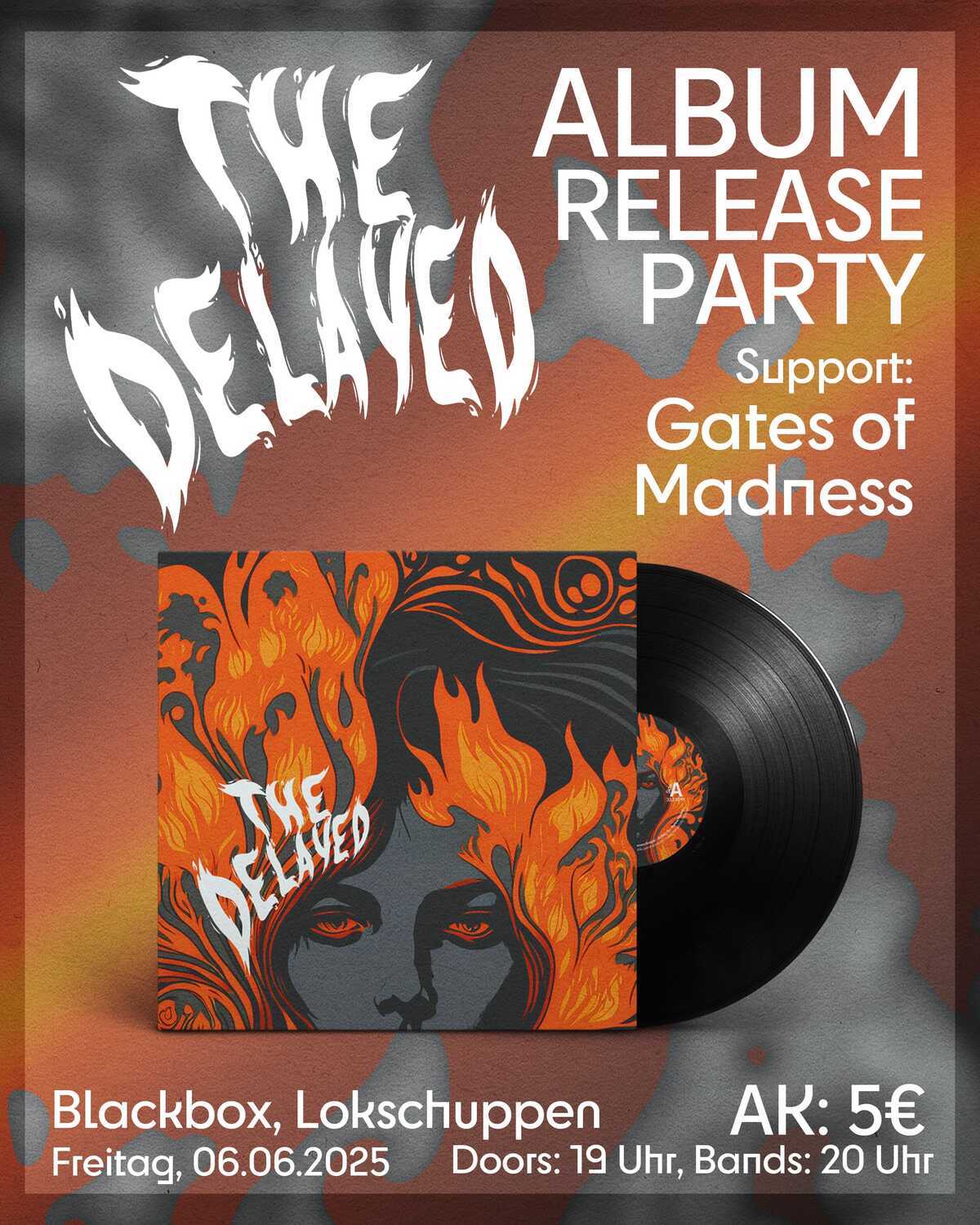 Album Release Party »The Delayed« in der Blackbox im Lokschuppen