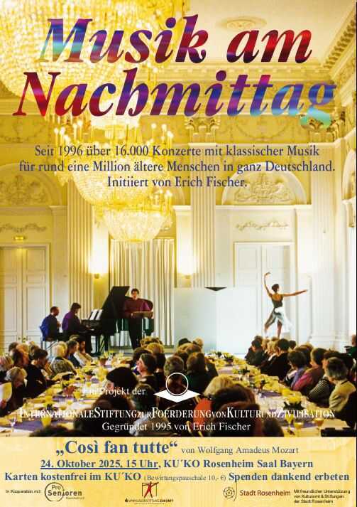 Musik am Nachmittag - Taschenbuchoper »Cose fan tutte« im KU'KO