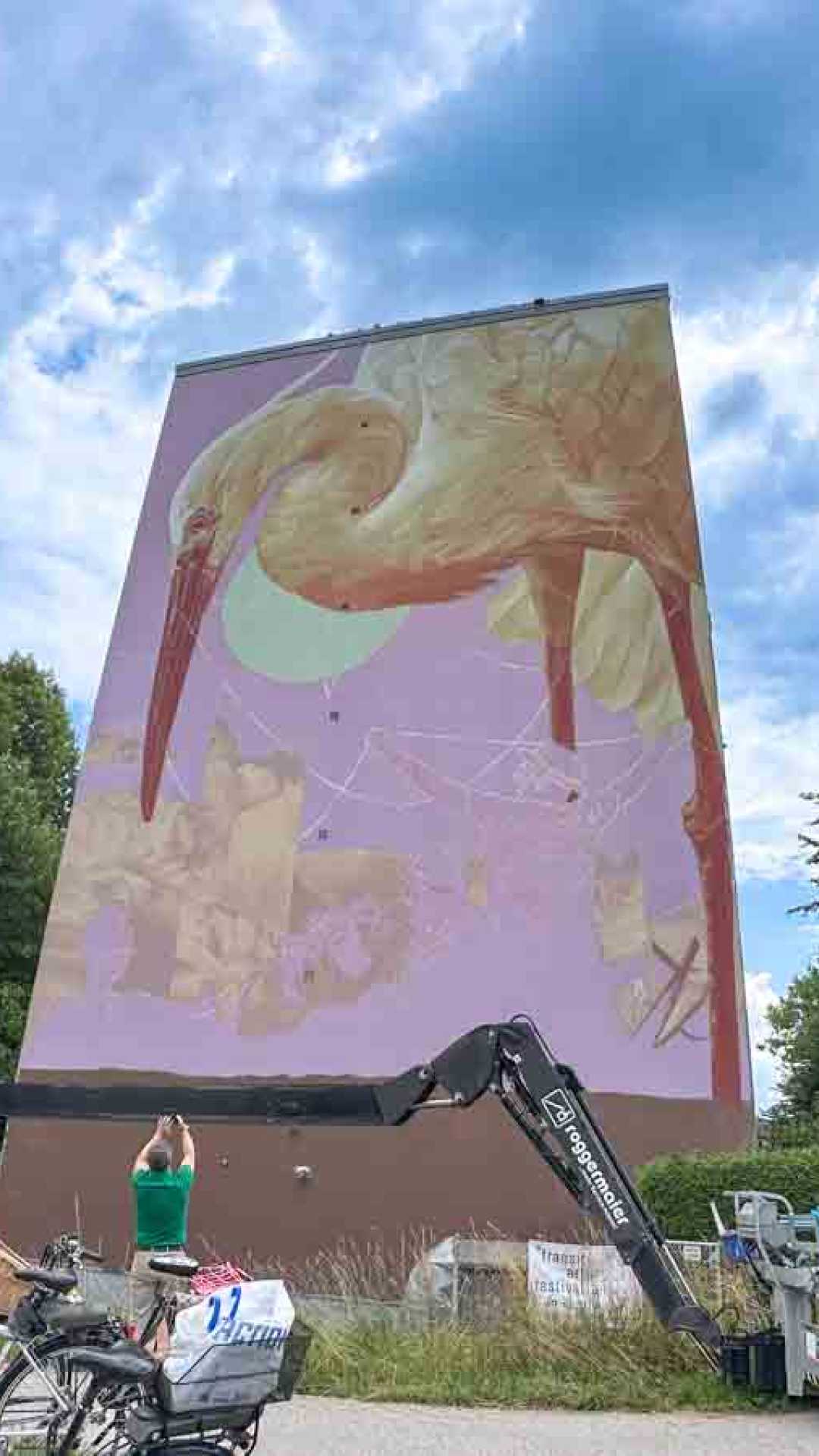 *transit art Wand Innerfields Wohnhaus Innstraße 55