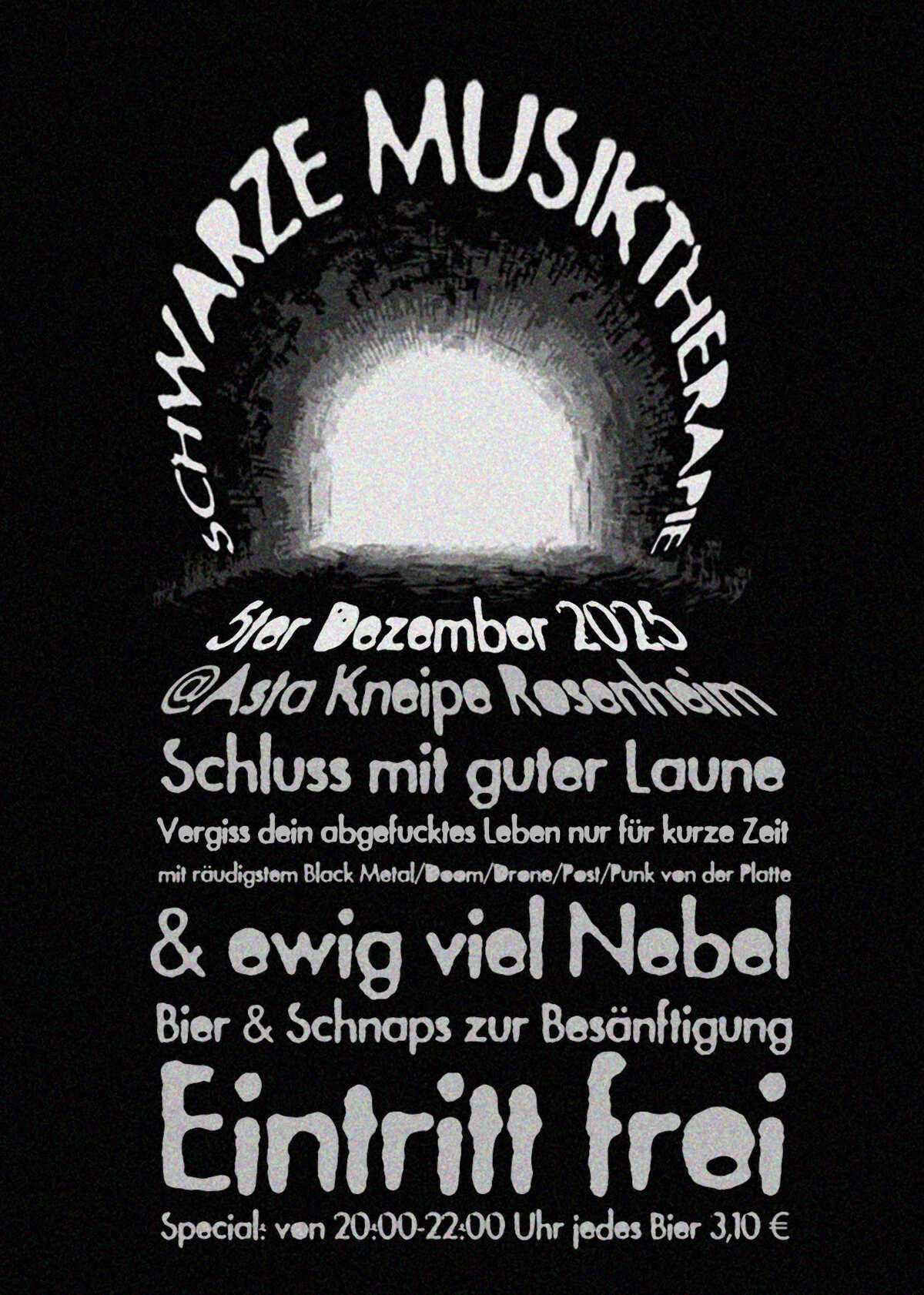 Schwarze Musik Therapie in der Asta