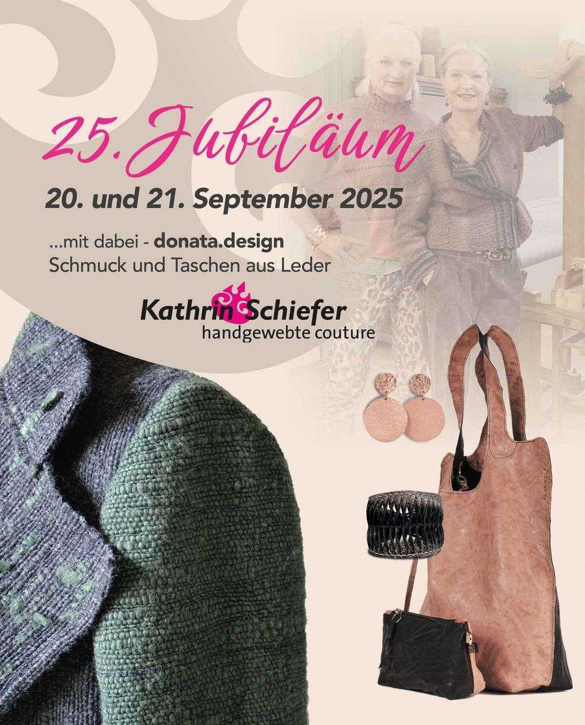 25 Jahre Kathrin Schiefer handgewebte couture