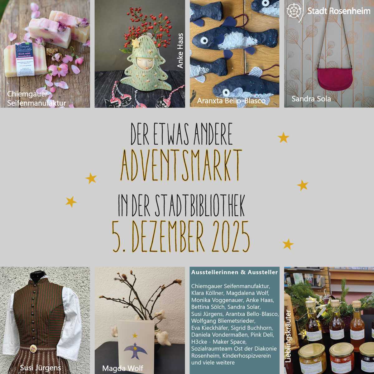 Der etwas andere Adventsmarkt in der Stadtbibliothek