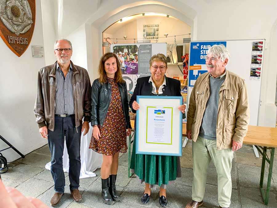 Rosenheim bleibt Fairtrade-Stadt - Die Re-Zertifizierungsfeier