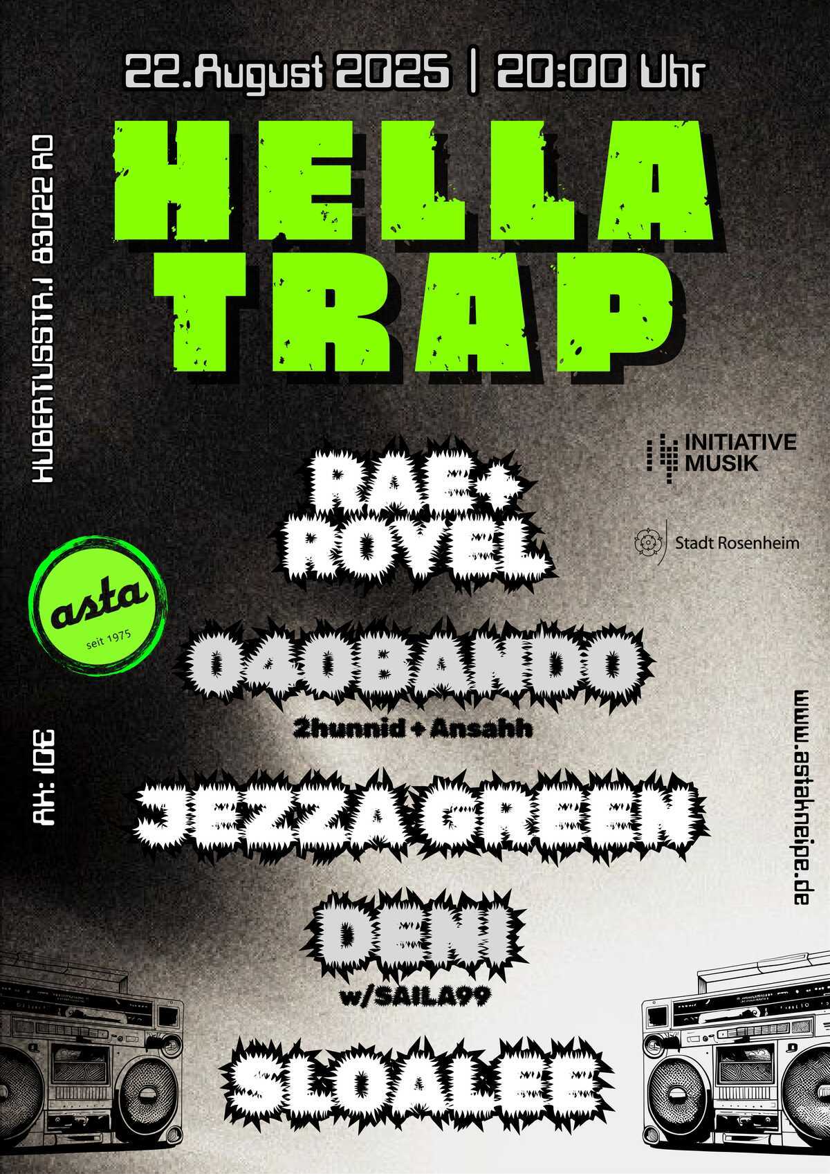Live Show: Hella Trap in der Asta Kneipe