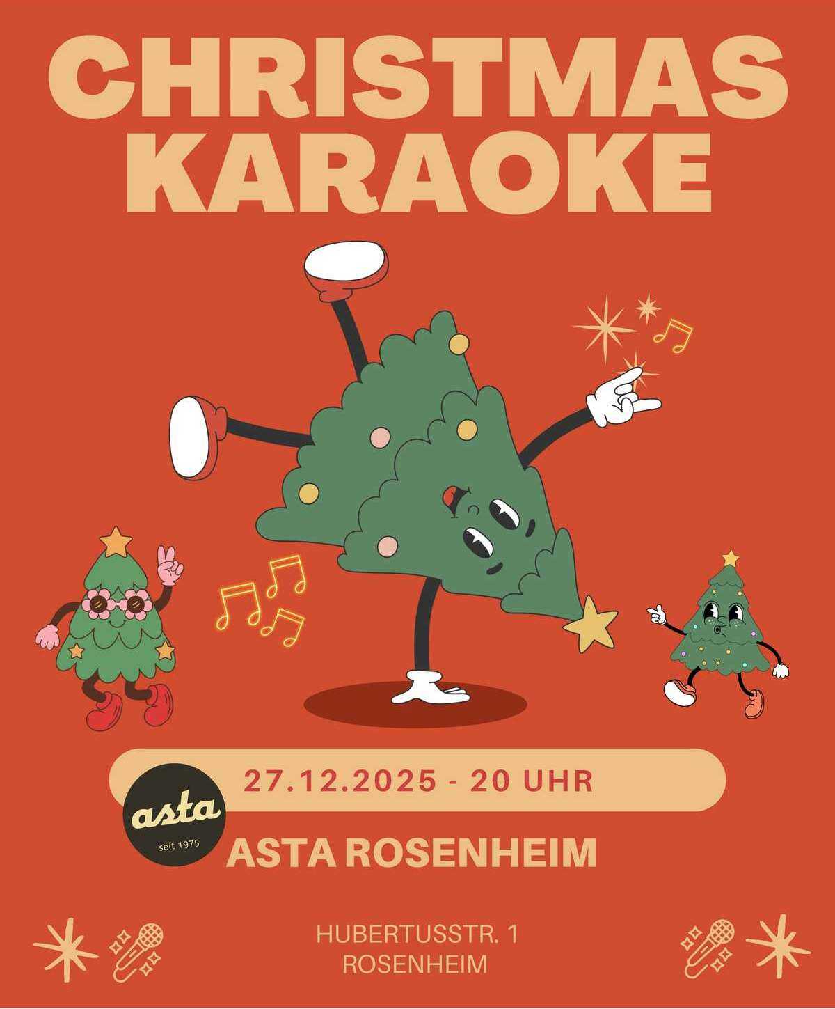 Christmas-Karaoke in der Asta Kneipe