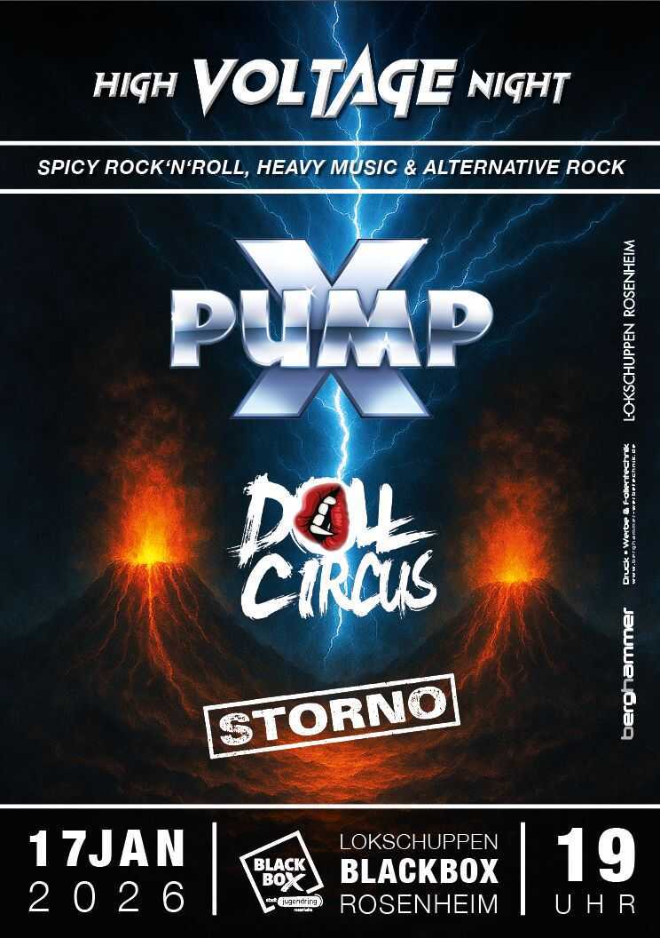 High Voltage Night Livekonzert in der Blackbox im Lokschuppen