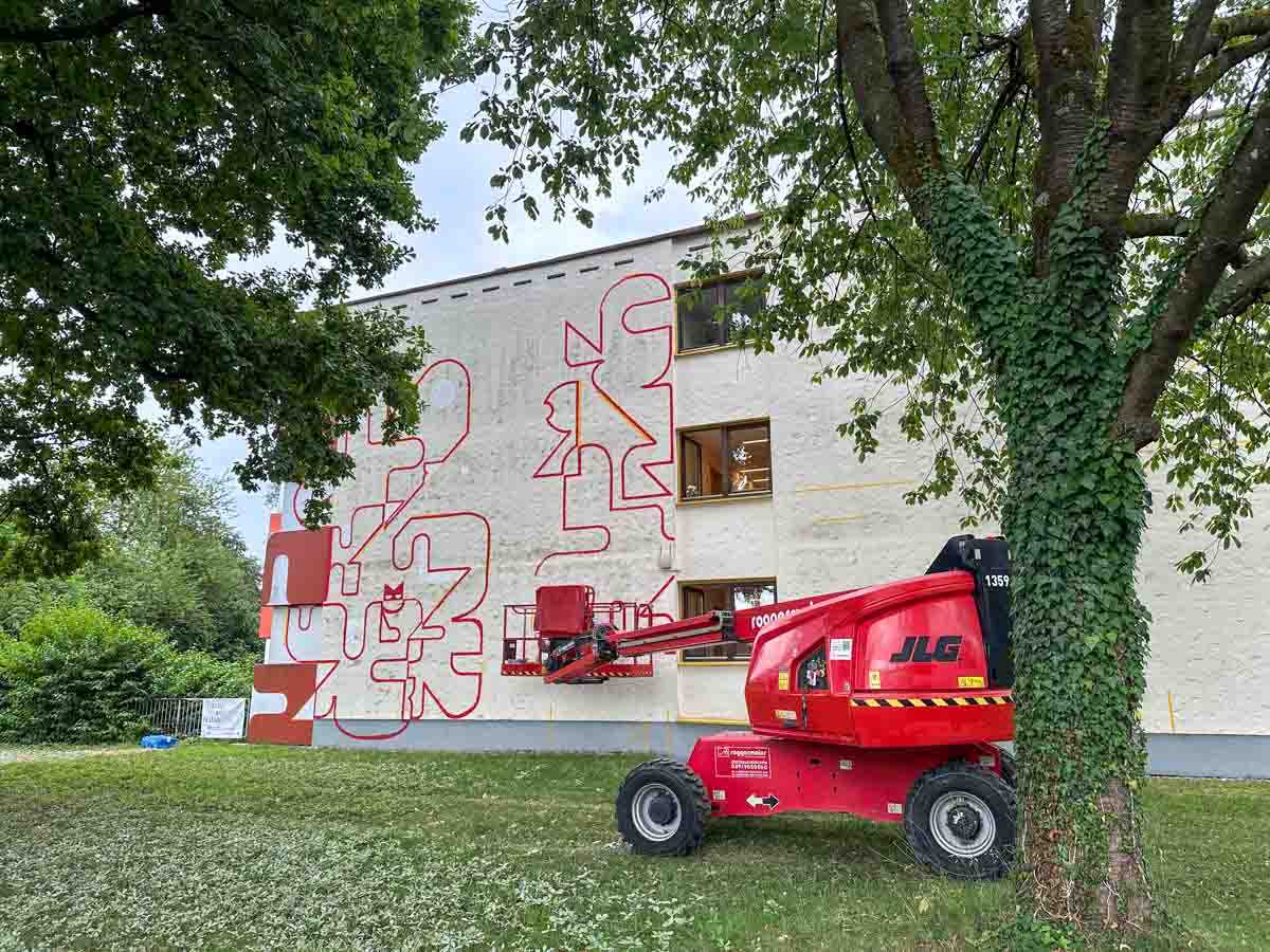 +transit art Wand Johannes Brechter BRK Seniorenheim