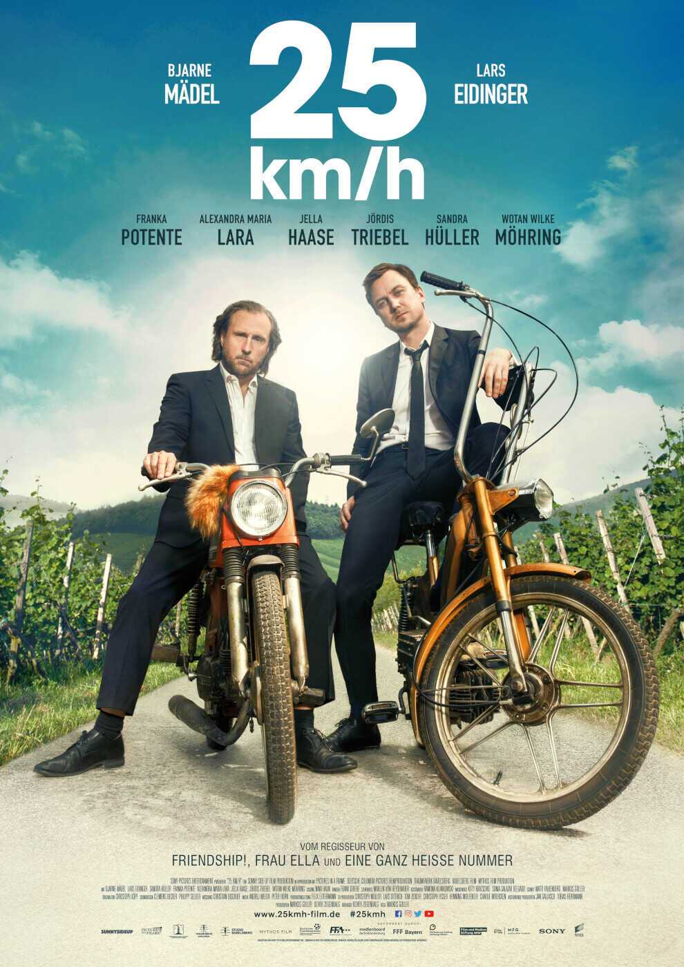 Der Film 25 km/h läuft beim OpenAir Kino Rosenheim