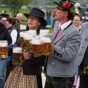 Der Rosenheimer Maibaum steht im Mangfallpark Süd_02