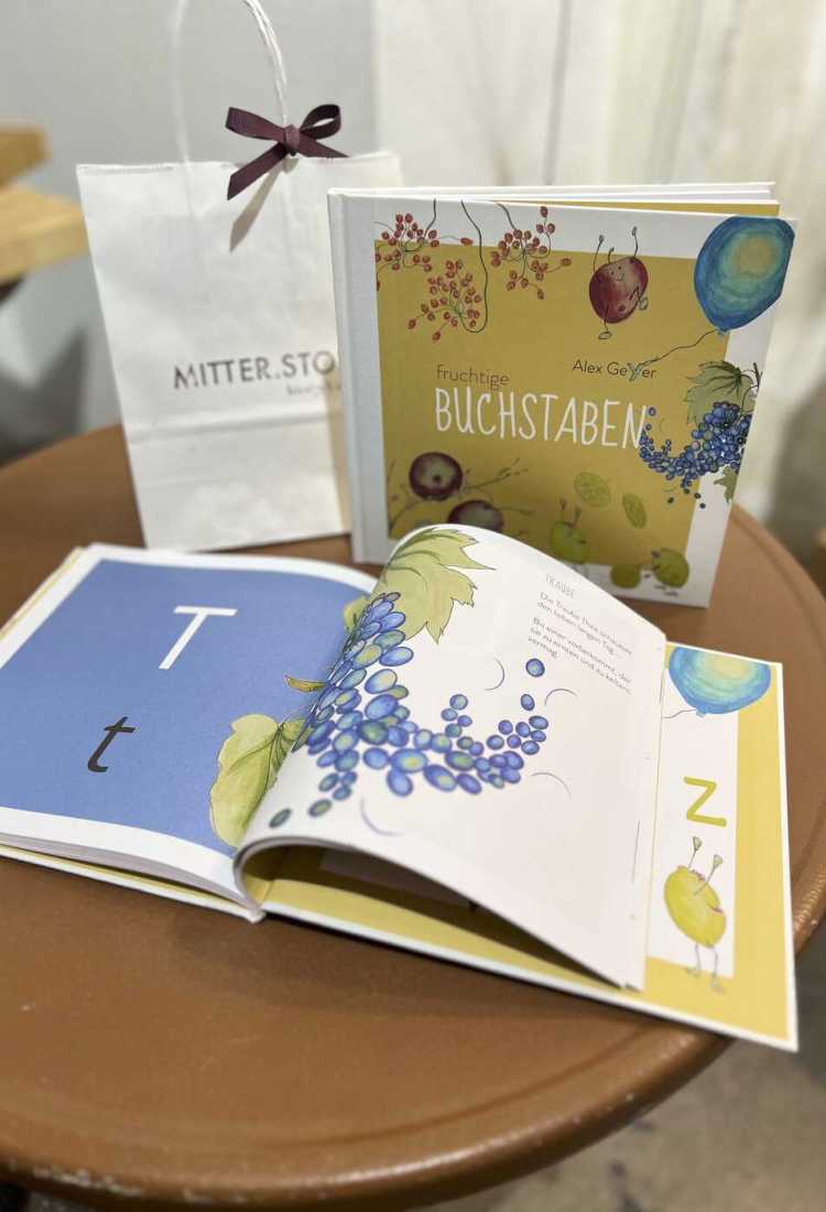 Buch Geschenk: Fruchtige Buchstaben