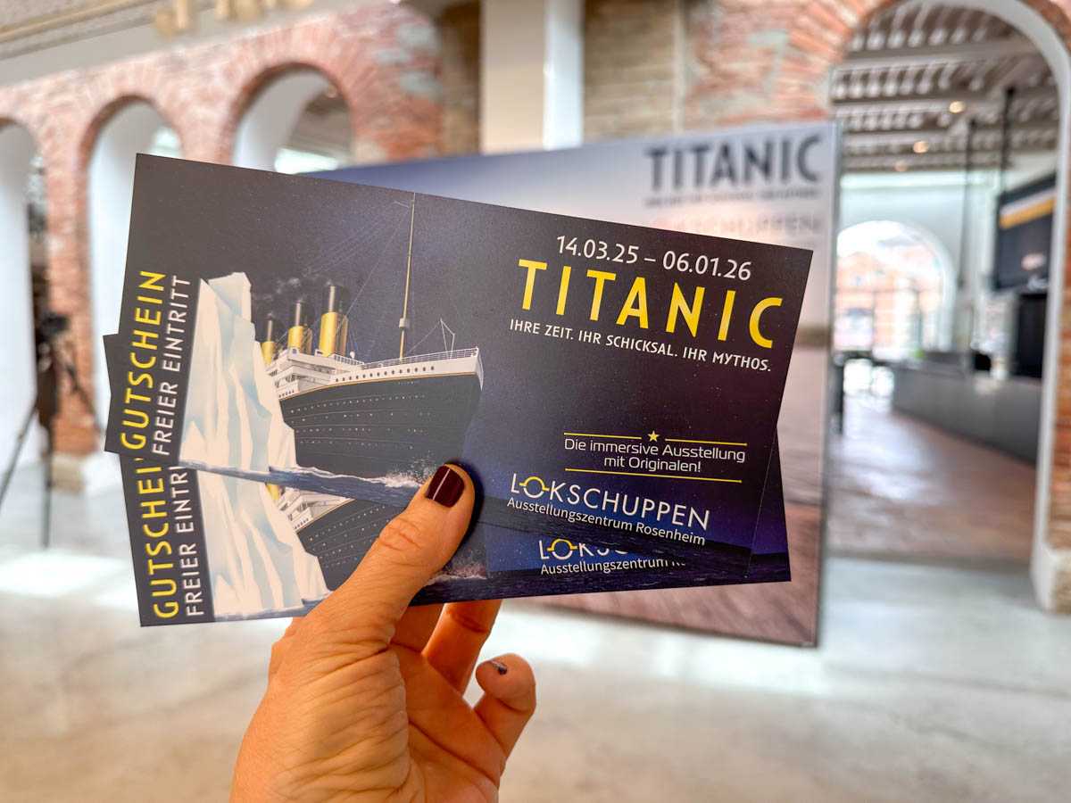 Freikarten gewinnen für die Titanic Ausstellung in Rosenheim