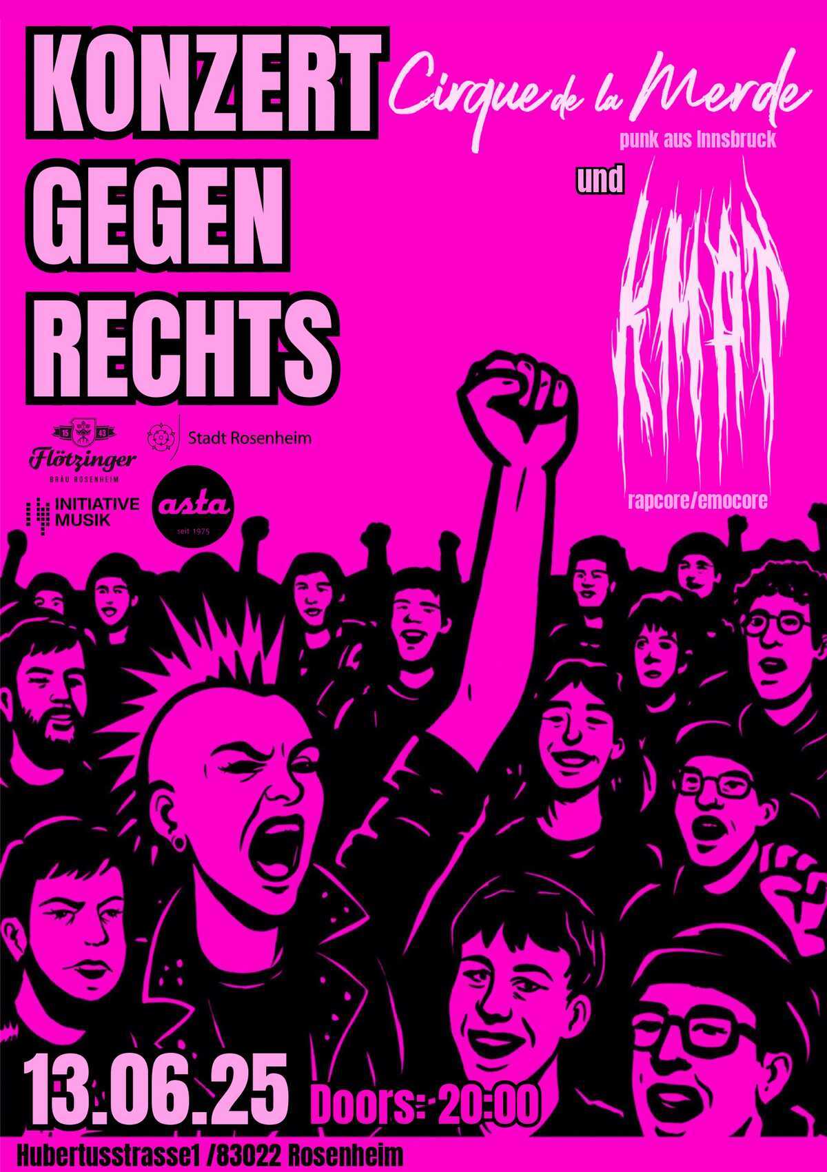 Konzert gegen Rechts in der Asta-Kneipe
