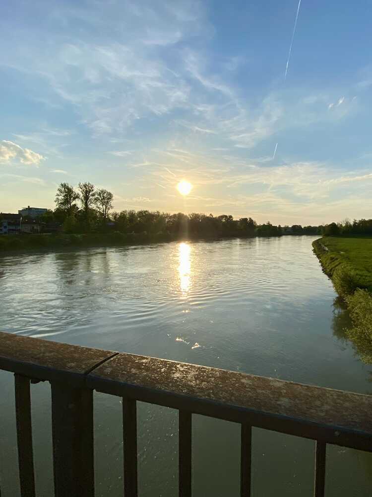 Sonnenuntergang am Inn anschauen 😍