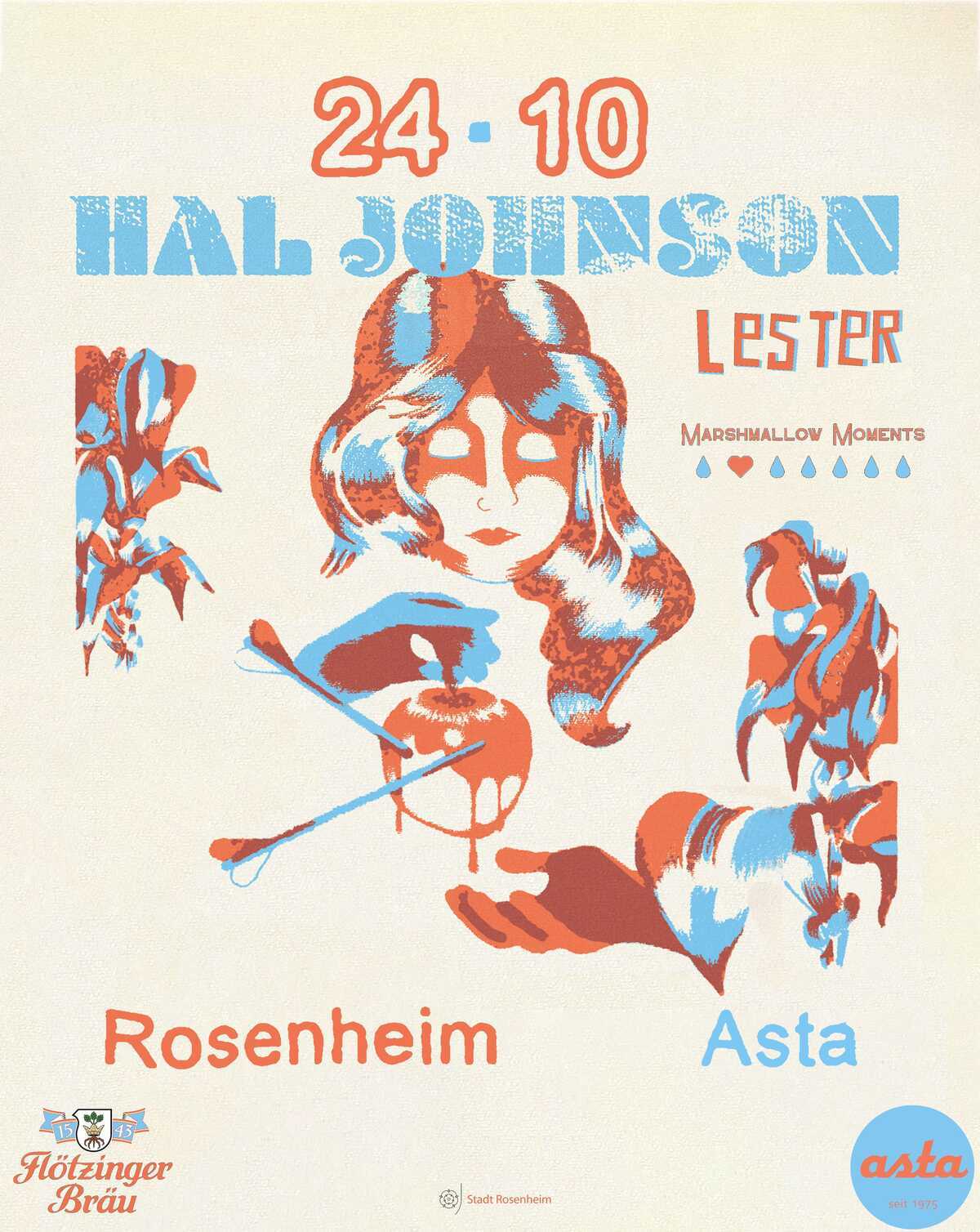 Hal Johnson, Lester & Marshmallow Moments spielen in der Asta