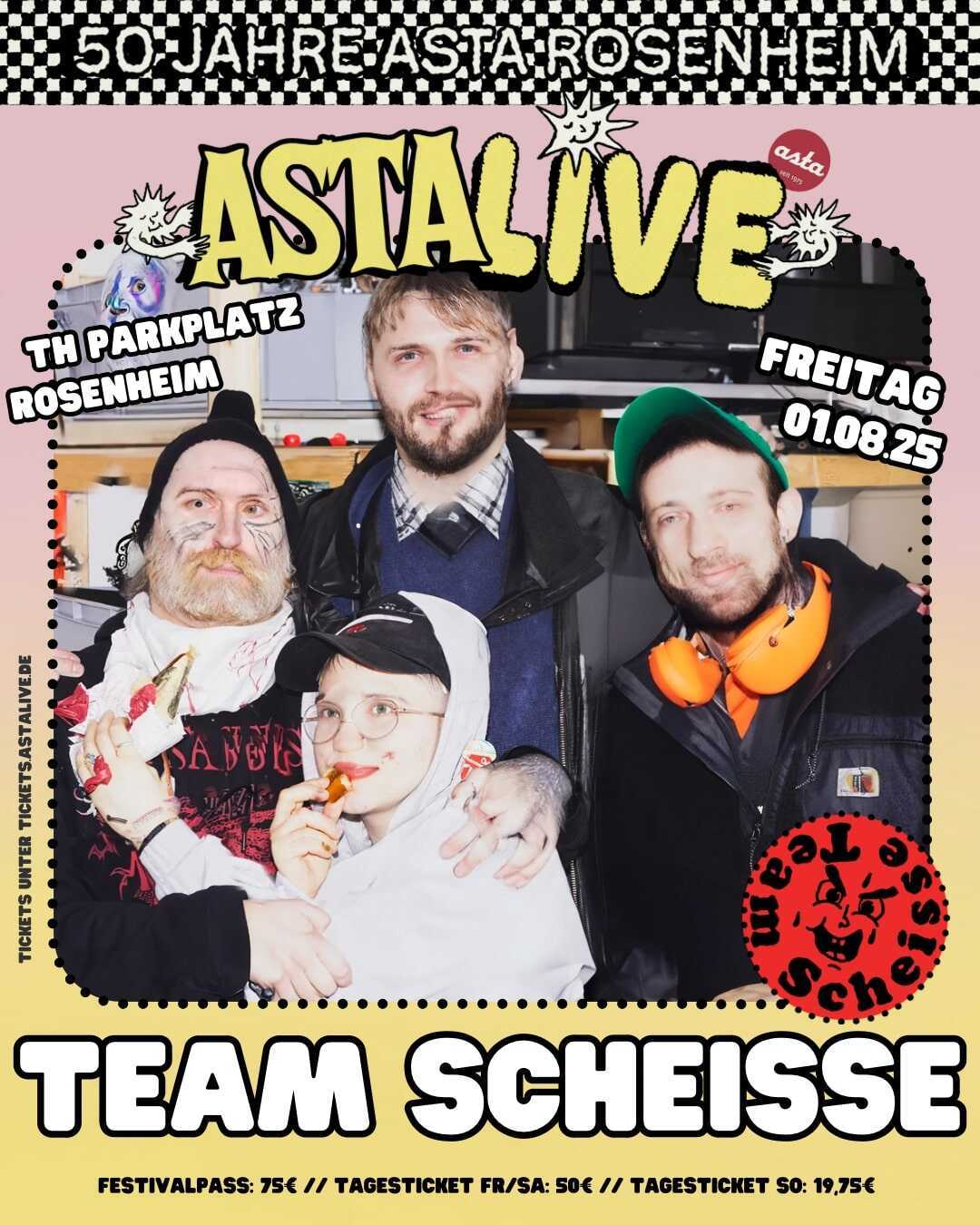ASTALIVE Line-Up: Samstag 02.08.2025