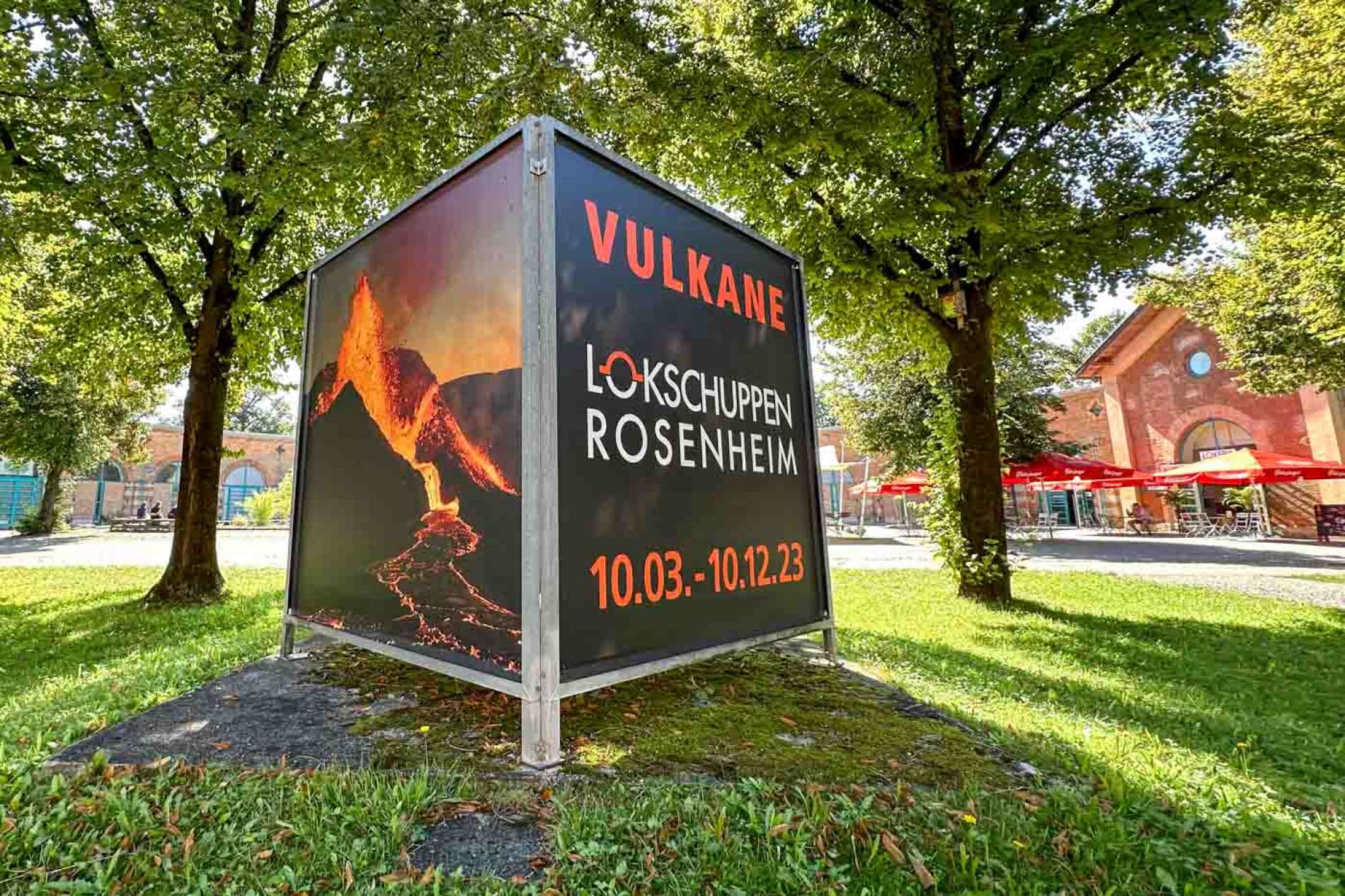 Ausstellung Vulkane im Lokschuppen Rosenheim